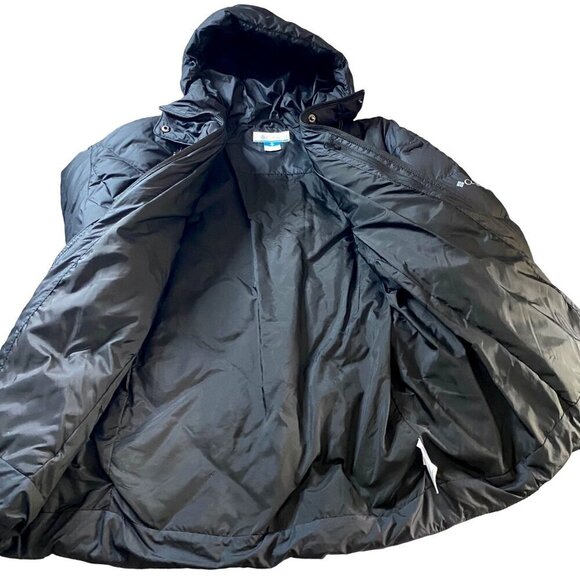 Columbia ICY Heights Belted Down Quilted Puffer Jacket in Black Women's Sz M - Picture 7 of 13